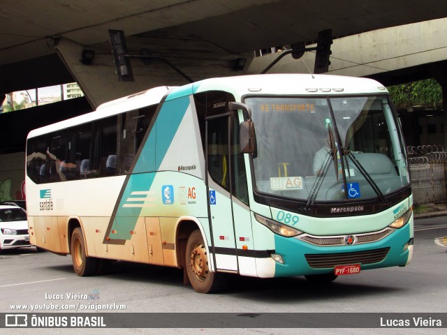 Santa Fé Transportes 089 na cidade de Belo Horizonte, Minas Gerais, Brasil, por Lucas Vieira. Número da foto: #8429417.