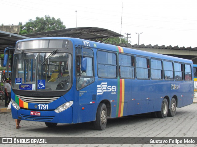 Itamaracá Transportes 1.791 na cidade de Recife, Pernambuco, Brasil, por Gustavo Felipe Melo. ID da foto: 8430497.