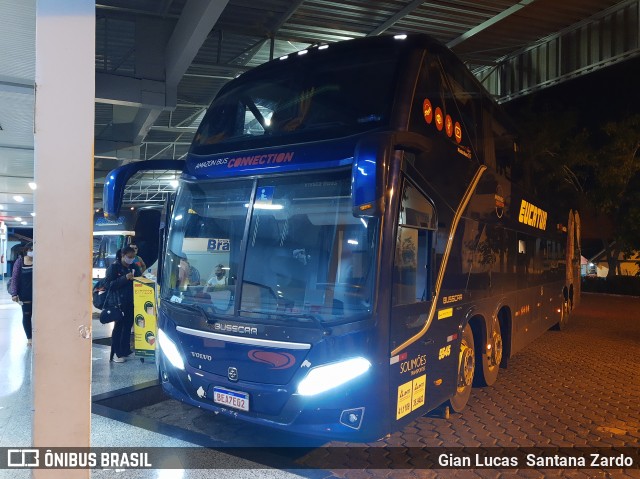 Eucatur - Empresa União Cascavel de Transportes e Turismo 5545 na cidade de Ji-Paraná, Rondônia, Brasil, por Gian Lucas  Santana Zardo. ID da foto: 8429950.