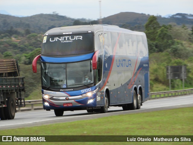 Unitur Turismo 9100 na cidade de Mairinque, São Paulo, Brasil, por Luiz Otavio Matheus da Silva. Número da foto: #8430076.