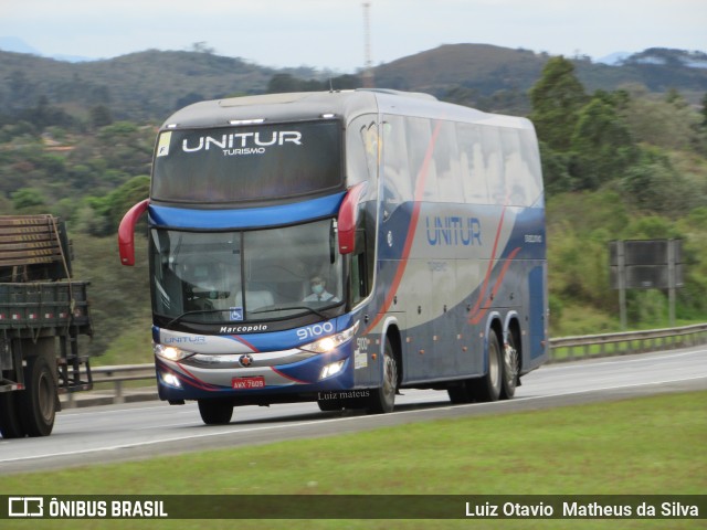 Unitur Turismo 9100 na cidade de Mairinque, São Paulo, Brasil, por Luiz Otavio Matheus da Silva. ID da foto: 8430076.