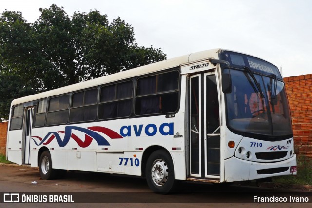 AVOA - Auto Viação Ourinhos Assis 7710 na cidade de Salto Grande, São Paulo, Brasil, por Francisco Ivano. ID da foto: 8430550.