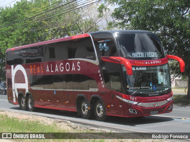 Real Alagoas de Viação 101 na cidade de Maceió, Alagoas, Brasil, por Rodrigo Fonseca. ID da foto: 8432247.