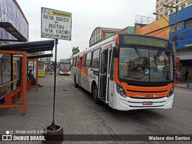 Viação Nilopolitana B05007 na cidade de Nova Iguaçu, Rio de Janeiro, Brasil, por Walace dos Santos. Número da foto: #8432975.