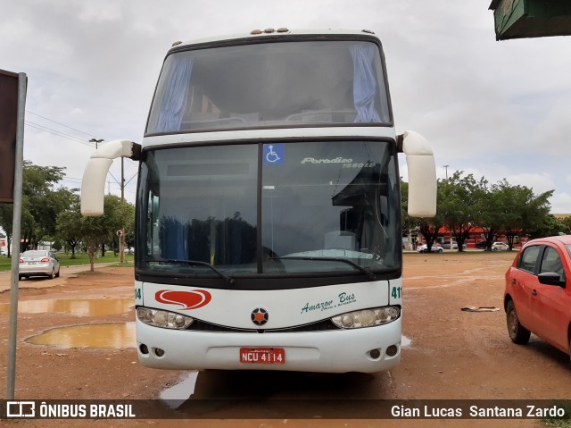 Eucatur - Empresa União Cascavel de Transportes e Turismo 4114 na cidade de Ariquemes, Rondônia, Brasil, por Gian Lucas  Santana Zardo. Número da foto: #8431965.