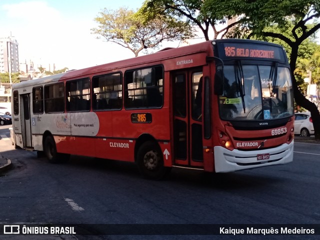 Viação Santa Edwiges 69853 na cidade de Belo Horizonte, Minas Gerais, Brasil, por Kaique Marquês Medeiros . Número da foto: #8433939.