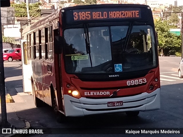Viação Santa Edwiges 69853 na cidade de Belo Horizonte, Minas Gerais, Brasil, por Kaique Marquês Medeiros . Número da foto: #8433941.