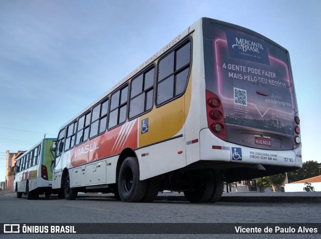 Viasul Transportes Coletivos 1710 na cidade de Itaúna, Minas Gerais, Brasil, por Vicente de Paulo Alves. ID da foto: 8432144.