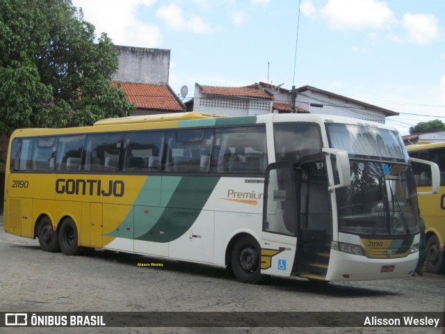 Empresa Gontijo de Transportes 21190 na cidade de Fortaleza, Ceará, Brasil, por Alisson Wesley. ID da foto: 8435505.