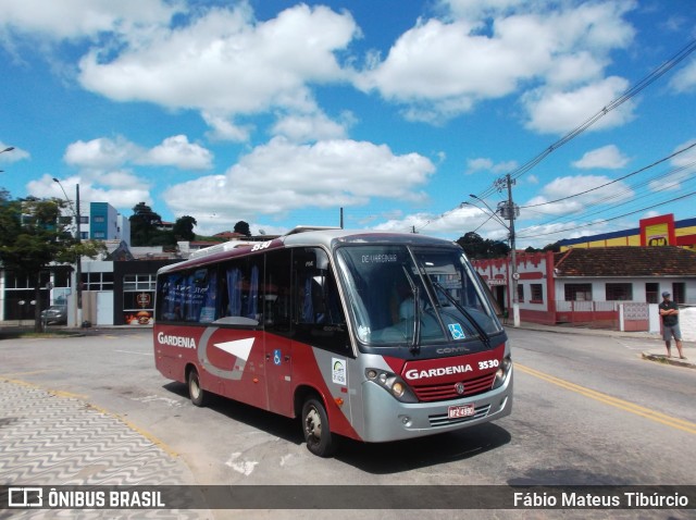 Expresso Gardenia 3530 na cidade de Três Corações, Minas Gerais, Brasil, por Fábio Mateus Tibúrcio. ID da foto: 8435114.