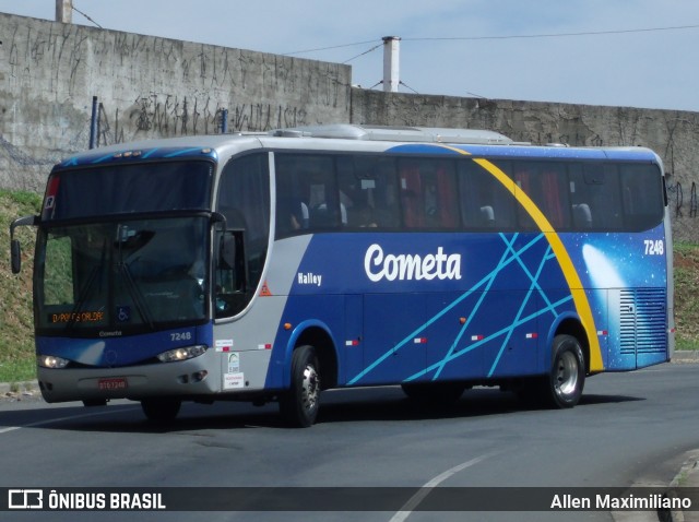 Viação Cometa 7248 na cidade de Campinas, São Paulo, Brasil, por Allen Maximiliano. ID da foto: 8435655.