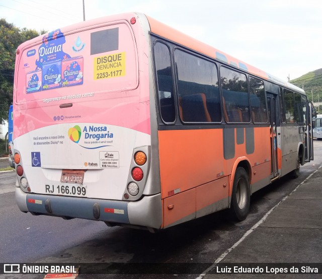 Transturismo Rio Minho RJ 166.099 na cidade de Niterói, Rio de Janeiro, Brasil, por Luiz Eduardo Lopes da Silva. Número da foto: #8437098.