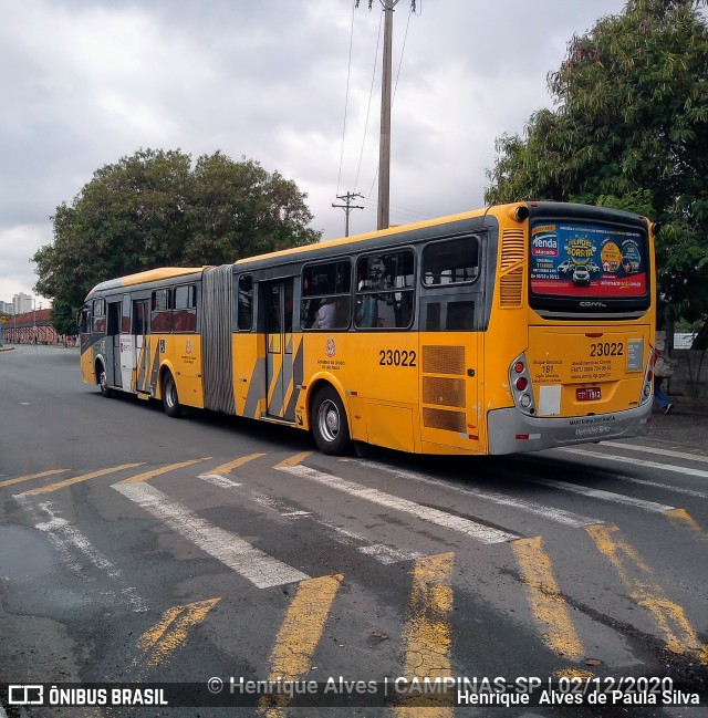 Transportes Capellini 23022 na cidade de Campinas, São Paulo, Brasil, por Henrique Alves de Paula Silva. Número da foto: #8439263.