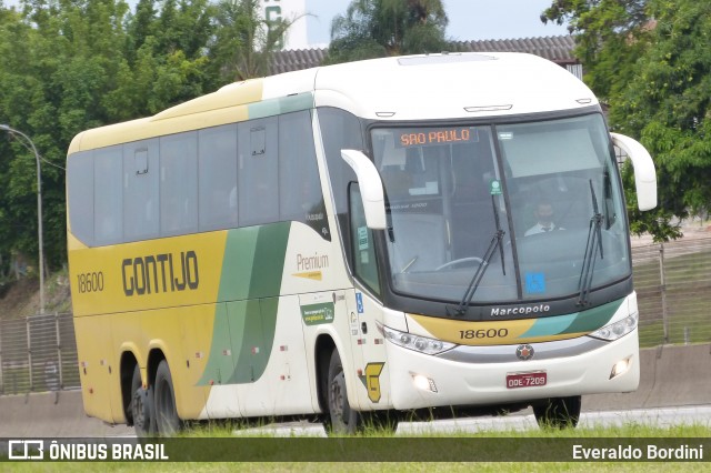 Empresa Gontijo de Transportes 18600 na cidade de São José dos Campos, São Paulo, Brasil, por Everaldo Bordini. ID da foto: 8438258.