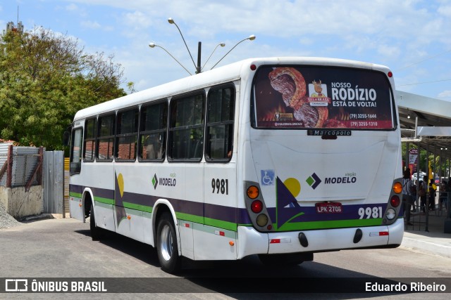 Viação Modelo 9981 na cidade de Aracaju, Sergipe, Brasil, por Eduardo Ribeiro. Número da foto: #8439891.