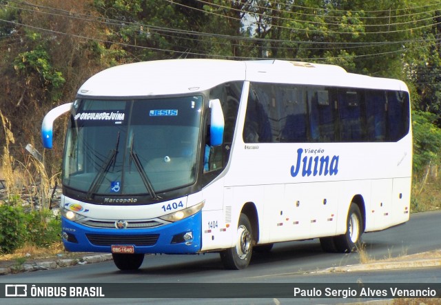 Viação Juína 1404 na cidade de Cuiabá, Mato Grosso, Brasil, por Paulo Sergio Alves Venancio. ID da foto: 8439887.