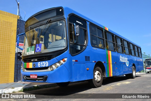 Viação Atalaia Transportes 6139 na cidade de Aracaju, Sergipe, Brasil, por Eduardo Ribeiro. ID da foto: 8439919.