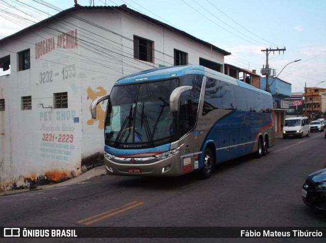 Arca Turismo 5079 na cidade de Três Corações, Minas Gerais, Brasil, por Fábio Mateus Tibúrcio. Número da foto: #8437427.