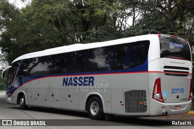 Viação Nasser 227115 na cidade de São Paulo, São Paulo, Brasil, por Rafael H.. Número da foto: #8439100.