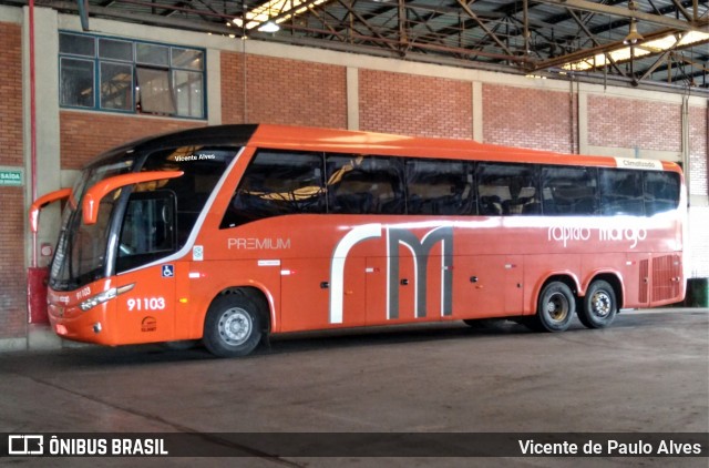 Rápido Marajó 91103 na cidade de Goiânia, Goiás, Brasil, por Vicente de Paulo Alves. Número da foto: #7486891.