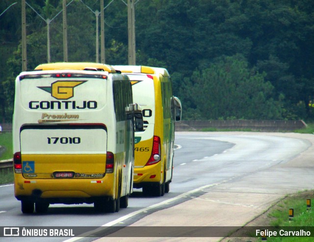 Empresa Gontijo de Transportes 17010 na cidade de Atibaia, São Paulo, Brasil, por Felipe Carvalho. ID da foto: 7487239.