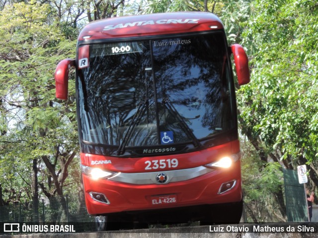 Viação Santa Cruz 23519 na cidade de São Paulo, São Paulo, Brasil, por Luiz Otavio Matheus da Silva. Número da foto: #7485373.