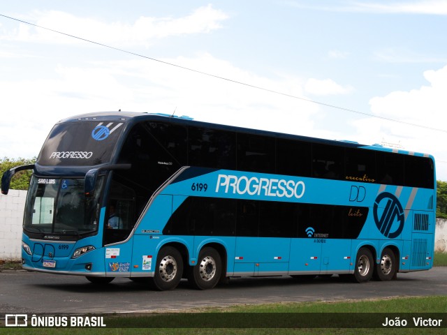 Auto Viação Progresso 6199 na cidade de Teresina, Piauí, Brasil, por João Victor. ID da foto: 7486351.