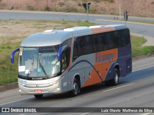Vicampe Transportes e Turismo 2440 na cidade de Itu, São Paulo, Brasil, por Luiz Otavio Matheus da Silva. Número da foto: #7485414.