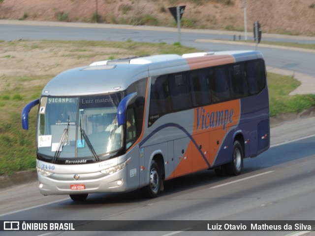 Vicampe Transportes e Turismo 2440 na cidade de Itu, São Paulo, Brasil, por Luiz Otavio Matheus da Silva. ID da foto: 7485414.