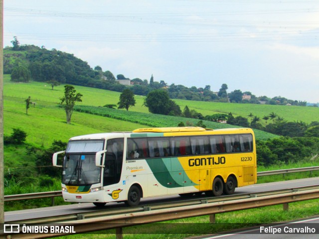 Empresa Gontijo de Transportes 12230 na cidade de Atibaia, São Paulo, Brasil, por Felipe Carvalho. ID da foto: 7487222.