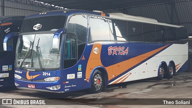 Brisa Bus 2014 na cidade de Penápolis, São Paulo, Brasil, por Theo Soliani. Número da foto: #7486582.