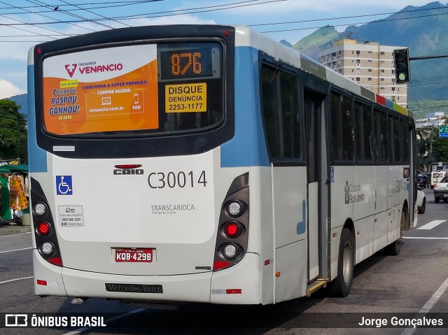 Transportes Futuro C30014 na cidade de Rio de Janeiro, Rio de Janeiro, Brasil, por Jorge Gonçalves. Número da foto: #7485493.