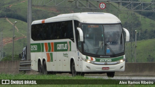 Empresa Gontijo de Transportes 21750 na cidade de Roseira, São Paulo, Brasil, por Alex Ramos Ribeiro. ID da foto: 7485147.