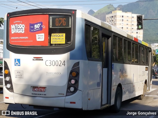 Transportes Futuro C30024 na cidade de Rio de Janeiro, Rio de Janeiro, Brasil, por Jorge Gonçalves. Número da foto: #7485544.