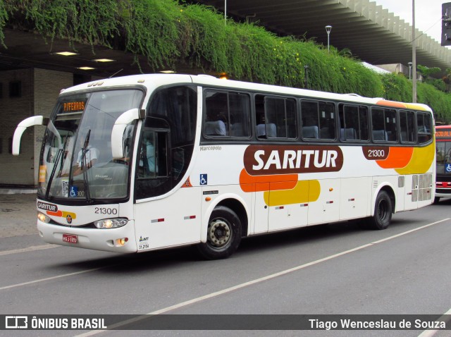 Saritur - Santa Rita Transporte Urbano e Rodoviário 21300 na cidade de Belo Horizonte, Minas Gerais, Brasil, por Tiago Wenceslau de Souza. Número da foto: #7486373.
