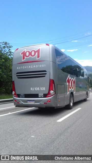 Auto Viação 1001 RJ 108.108 na cidade de Rio Bonito, Rio de Janeiro, Brasil, por Christiano Albernaz. Número da foto: #7484893.