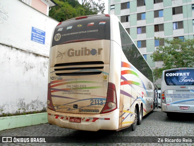 Guibor Turismo 2113 na cidade de Petrópolis, Rio de Janeiro, Brasil, por Zé Ricardo Reis. ID da foto: 7485634.