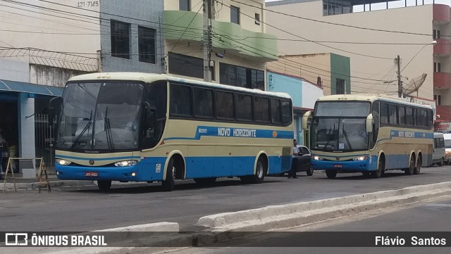 Viação Novo Horizonte 803911 na cidade de Vitória da Conquista, Bahia, Brasil, por Flávio  Santos. Número da foto: #7513998.