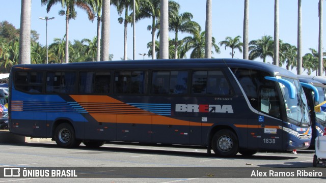 Breda Transportes e Serviços 1838 na cidade de Aparecida, São Paulo, Brasil, por Alex Ramos Ribeiro. ID da foto: 7514023.