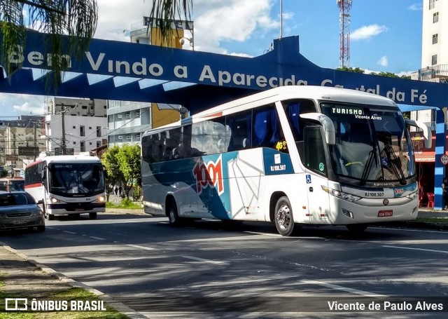 Auto Viação 1001 RJ 108.507 na cidade de Aparecida, São Paulo, Brasil, por Vicente de Paulo Alves. Número da foto: #7513188.