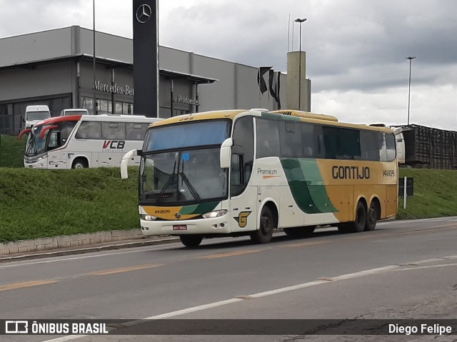 Empresa Gontijo de Transportes 14805 na cidade de Formiga, Minas Gerais, Brasil, por Diego Felipe. ID da foto: 7517073.