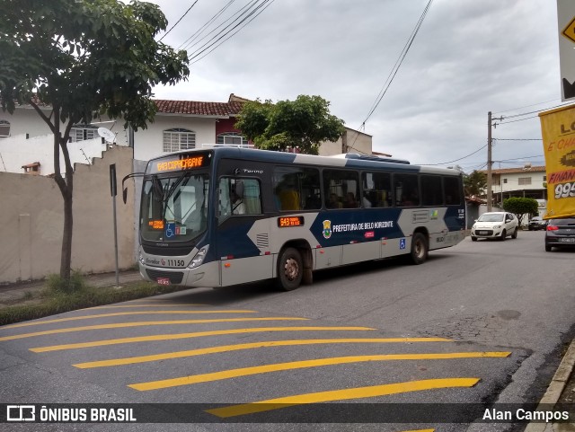 Viação Jardins 11150 na cidade de Belo Horizonte, Minas Gerais, Brasil, por Alan Campos. ID da foto: 7517014.