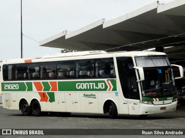 Empresa Gontijo de Transportes 21020 na cidade de Teresina, Piauí, Brasil, por Ruan Silva Andrade. Número da foto: #7515449.