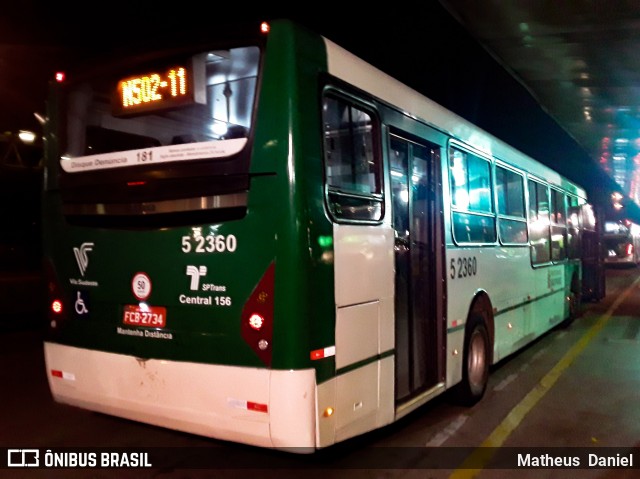 Via Sul Transportes Urbanos 5 2360 na cidade de São Paulo, São Paulo, Brasil, por Matheus  Daniel. Número da foto: #7515811.