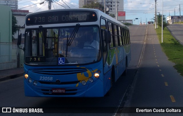 Viação Grande Vitória 23058 na cidade de Cariacica, Espírito Santo, Brasil, por Everton Costa Goltara. ID da foto: 7515376.