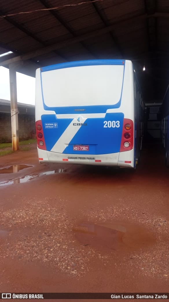 Transpaim Transportes 2003 na cidade de Vilhena, Rondônia, Brasil, por Gian Lucas  Santana Zardo. Número da foto: #7515733.