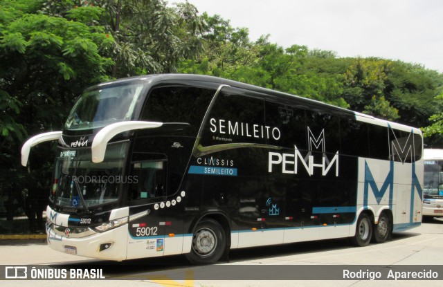 Empresa de Ônibus Nossa Senhora da Penha 59012 na cidade de São Paulo, São Paulo, Brasil, por Rodrigo  Aparecido. Número da foto: #7516710.