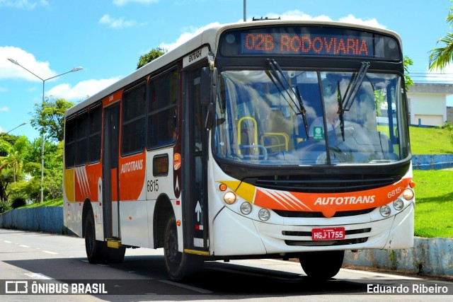 Autotrans > Turilessa 6815 na cidade de Varginha, Minas Gerais, Brasil, por Eduardo Ribeiro. ID da foto: 7516437.