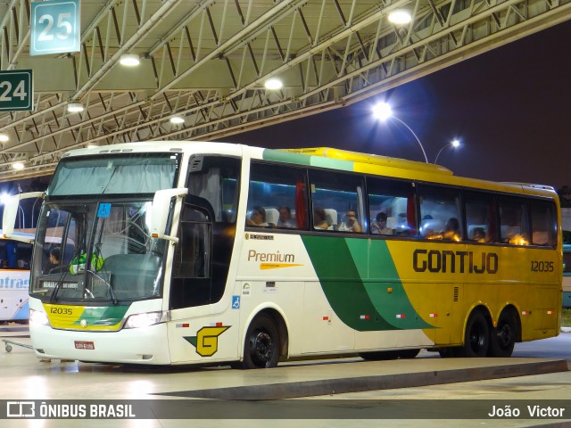 Empresa Gontijo de Transportes 12035 na cidade de Brasília, Distrito Federal, Brasil, por João Victor. ID da foto: 7516759.