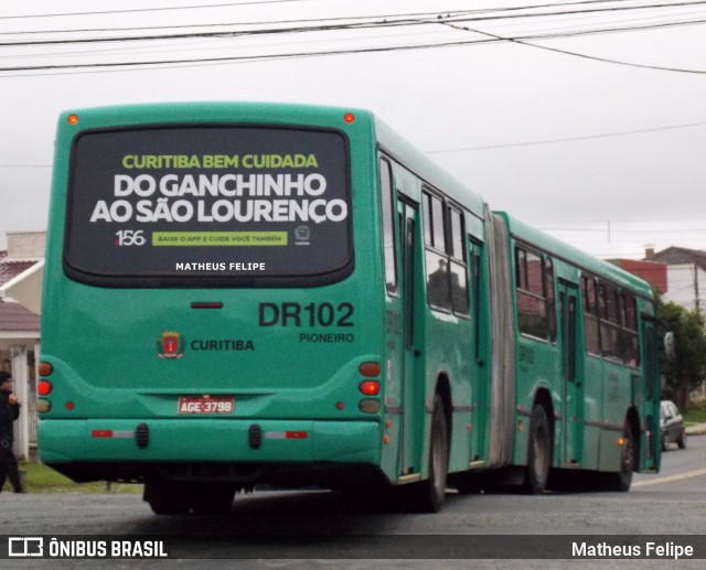 Cristo Rei > CCD Transporte Coletivo > SPE Via Mobilidade S/A DR102 na cidade de Curitiba, Paraná, Brasil, por Matheus Felipe. Número da foto: #7517039.